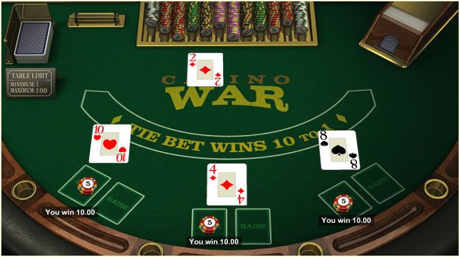 casino war game